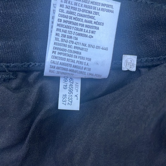 American eagle black jeans jeggings new without never worn 😊❤️ - Picture 4 of 5